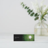 緑エネルギー名刺のテンプレート スキニー名刺 (スタンド正面)