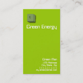 緑エネルギー名刺 名刺
