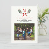 緑エレガントと白の水色ホリー緑 シーズンカード (スタンド正面)