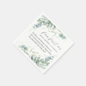 緑エレガントのおもしろいファクト#3ズ結婚・カクテル スタンダードカクテルナプキン (角)