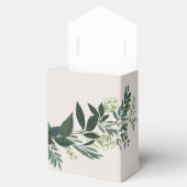 緑エレガントのカスタムモノグラム愛用ボックス フェイバーボックス (オープン)