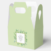 緑エレガントのカスタム誕生日会お願い フェイバーボックス (オープン)