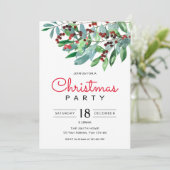 緑エレガントのクリスマスパーティー シーズンカード (スタンド正面)