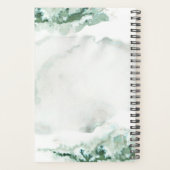 緑エレガントのグラデーション大理石あなたのためにそれを行う引用文 プランナー手帳 (裏面)