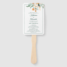 緑エレガントのフローラの式の結婚スクリプト ハンドファン