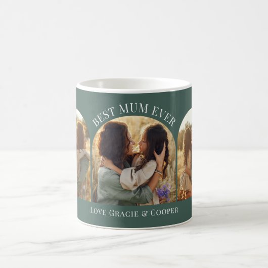 緑エレガントの数々のア最高のチャム コーヒーマグカップ (中央)