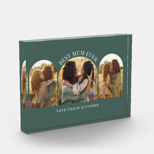 緑エレガントの数々のア最高のチャム フォトブロック (左)