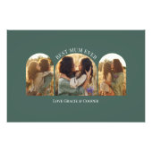 緑エレガントの数々のア最高のチャム フォトプリント (正面)