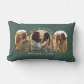 緑エレガントの数々のア最高のチャム ランバークッション (正面)