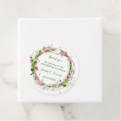 緑エレガントの木離れのパーソナライズされた結婚 フェイバータグ (インサイチュ)