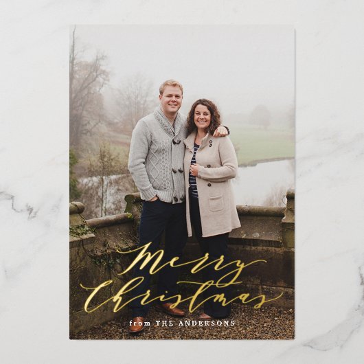 緑エレガントの格子模様 箔シーズンカード (正面)