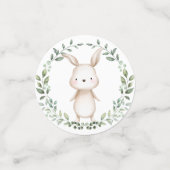 緑エレガントの森の緑の動物パーティー コンフェッティ (スモール正面)