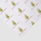 緑エレガントの植物性メリークリスマス 薄葉紙 (詳細)