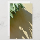 緑エレガントの植物離れの生刈りハーブ 便箋 (正面/裏面)