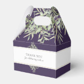 緑エレガントの紫結婚様 フェイバーボックス (裏面サイド)