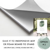 緑エレガントの色相の水の色の結婚ウェルカムサイン ポスター