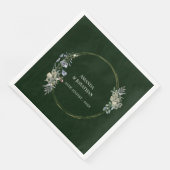 緑エレガントの花とキノコのリース結婚ズ (コーナー)