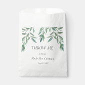 緑エレガントの葉に染む フェイバーバッグ (正面)