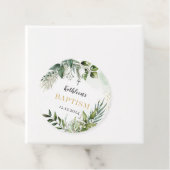 緑エレガントの葉のバプテスマ フェイバータグ (インサイチュ)