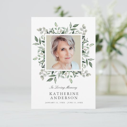 緑エレガントの記念写真発表 招待状 (スタンド正面)