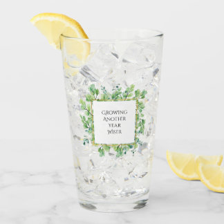 緑エレガントの誕生日パーティーのカスタマイズ タンブラーグラス