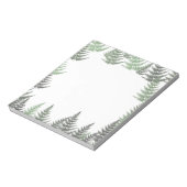 緑エレガントシダ花柄 ノートパッド (回転)