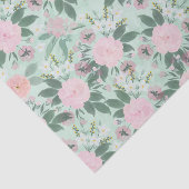 緑エレガントピンクフローラウォーター絵画カラー 薄葉紙 (詳細)