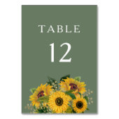 緑エレガントフローラひま結婚わ花 テーブルナンバー (正面)