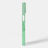 緑エレガントフローラ開花水色 Case-Mate iPhoneケース (裏面 / 右)