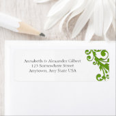 緑エレガントフローラ ラベル (インサイチュ)