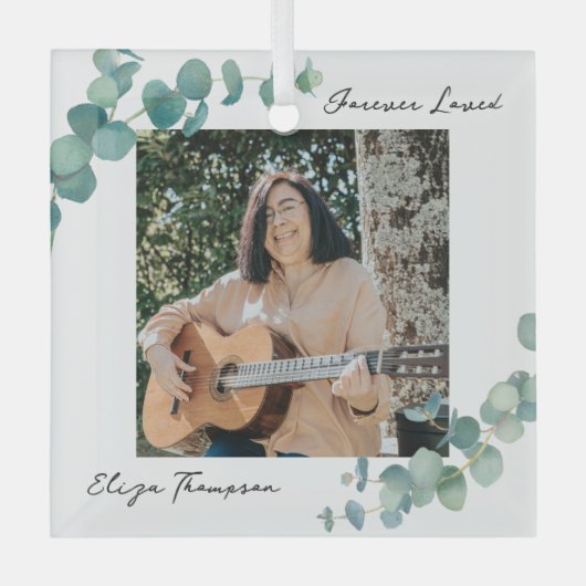 緑エレガント園 ガラスオーナメント (正面)