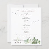 緑エレガント山のランドスケープ結婚式 (正面)