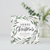 緑エレガント松の葉金ゴールド紙吹雪緑 シーズンカード (スタンド正面)