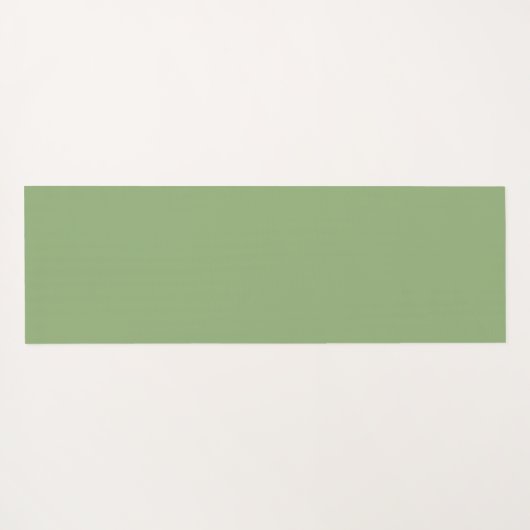 緑エレガント植物性の熱帯葉型パターン ヨガマット (裏面(横))