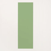 緑エレガント植物性の熱帯葉型パターン ヨガマット (裏面)