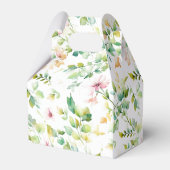 緑エレガント植物水彩野草 フェイバーボックス (裏面サイド)