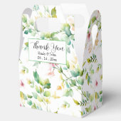 緑エレガント植物水彩野草 フェイバーボックス (オープン)