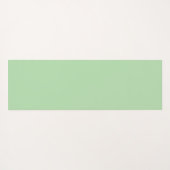 緑エレガント植物水彩野草 ヨガマット (裏面(横))