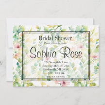 緑エレガント植物水彩野草