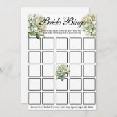 緑エレガント植物水彩野草 招待状 (正面/裏面)