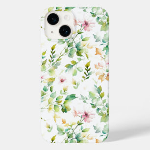 緑エレガント植物水彩野草 Case-Mate iPhone 14ケース
