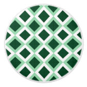 緑エレガント模様 セラミックノブ (正面)