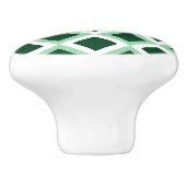 緑エレガント模様 セラミックノブ (側面)