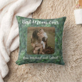 緑エレガント石英大理石花崗岩パターン クッション (ブランケット)