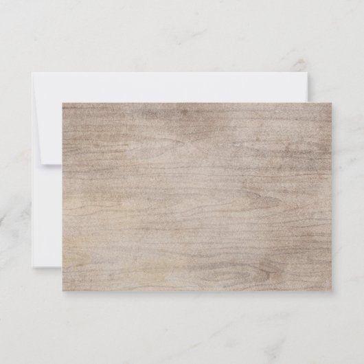 緑エレガント色のバーガンディ海軍結婚フローラ 出欠カード (裏面)