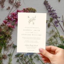 緑エレガント色のフローラのロ結婚ゴモノグラム