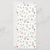 緑エレガント色のフローラ結婚カード