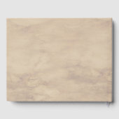 緑エレガント色の正教会の葬儀 ゲストブック (裏面)