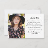 緑エレガント色の正教会の葬儀 サンキューカード (正面)