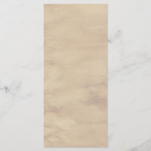 緑エレガント色の正教会の葬儀 メニュー (裏面)